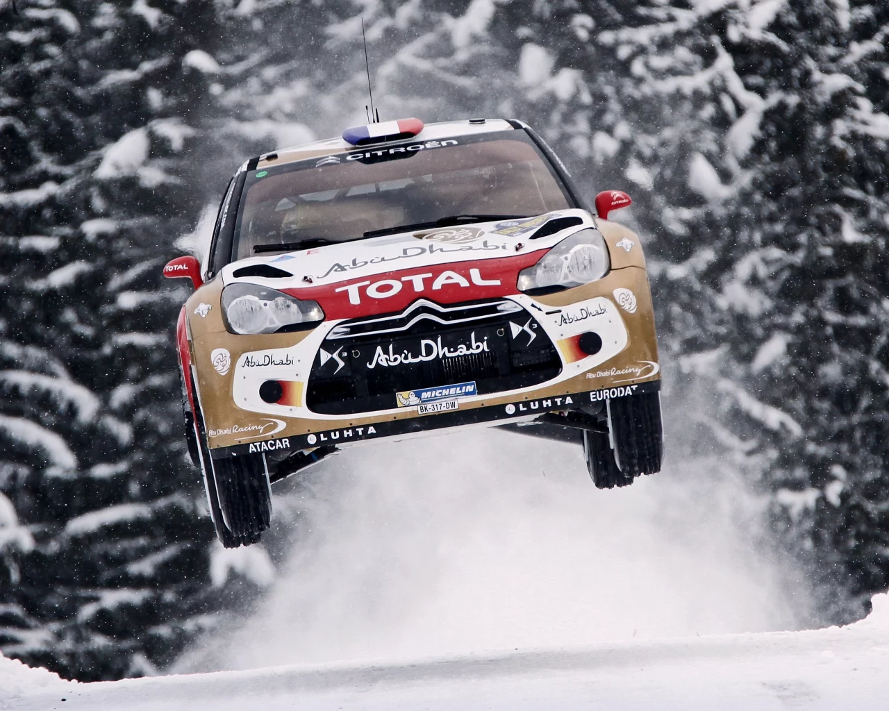 rally, скорость, ds3, летит, citroen, в воздухе, машина, wrc