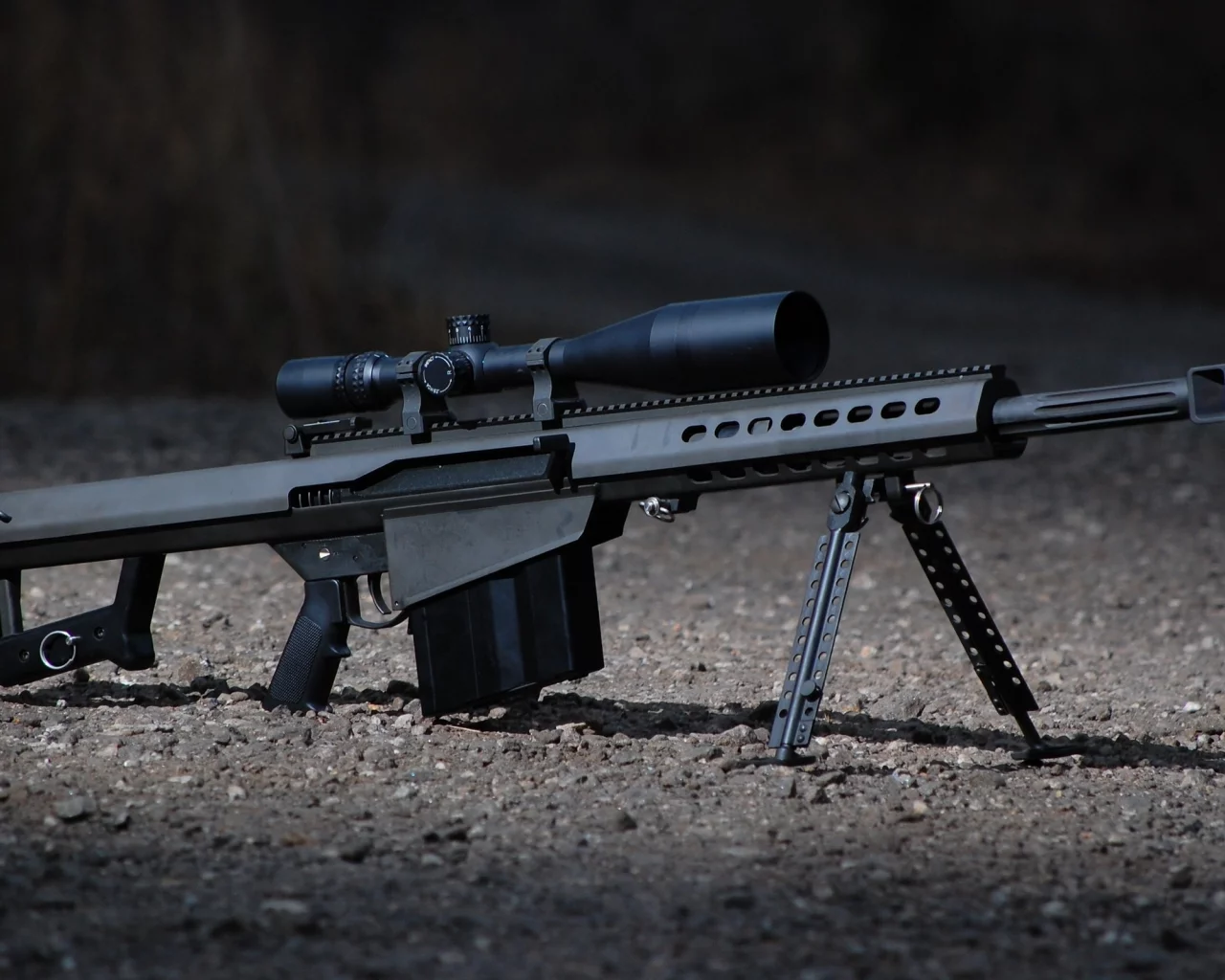 крупнокалиберная, barrett m82, оружие, снайперская винтовка