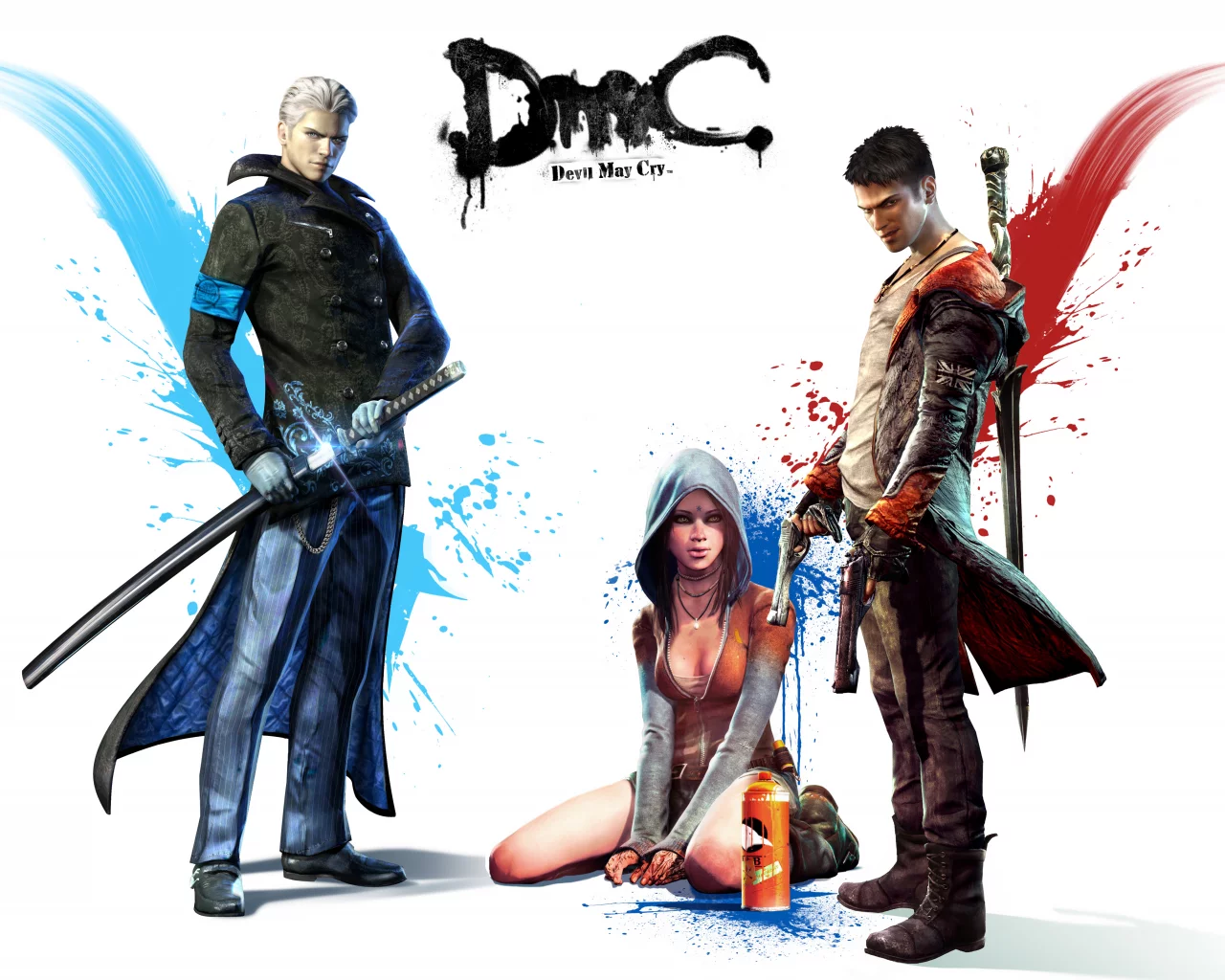 devil may cry 5, dmc, kat, dante, меч, пистолеты, vergil, верлигий
