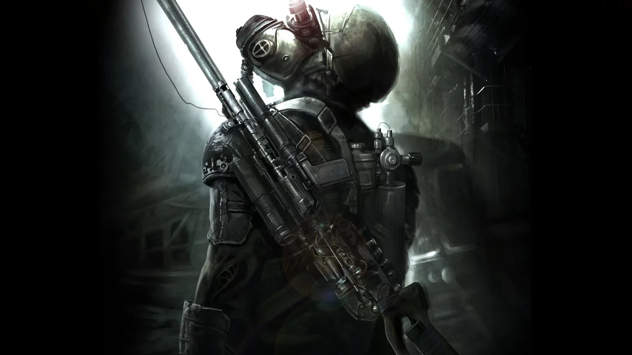 оружие, игра, metro last light, метро 2033, арт