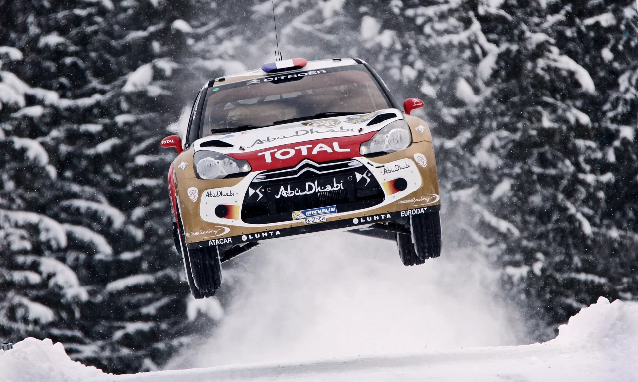 rally, скорость, ds3, летит, citroen, в воздухе, машина, wrc
