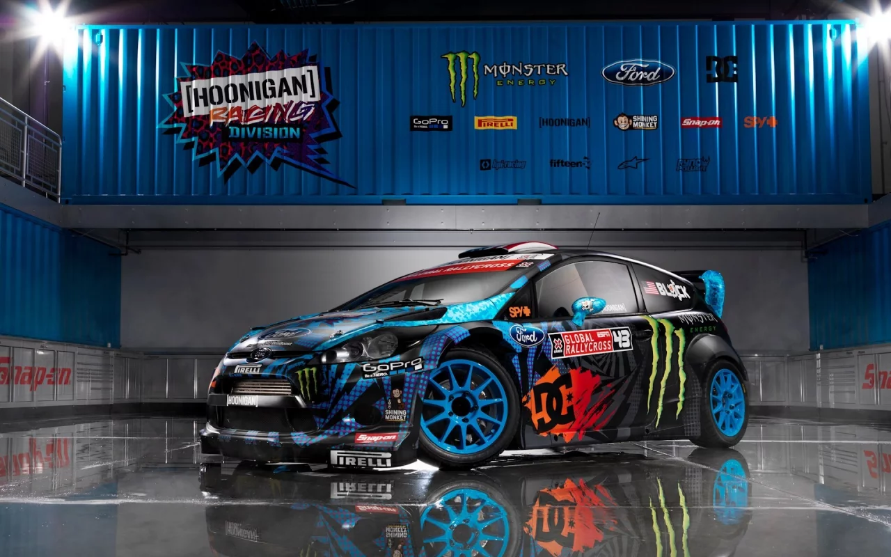 wrc, ken block, monster energi, fiesta, 2013, ford, rs