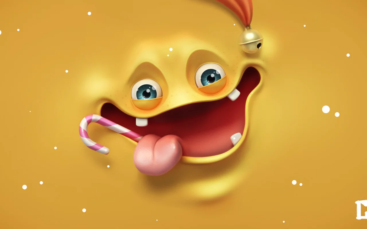 леденец, рендер, язык, smile, весёлое, лицо, melaamory