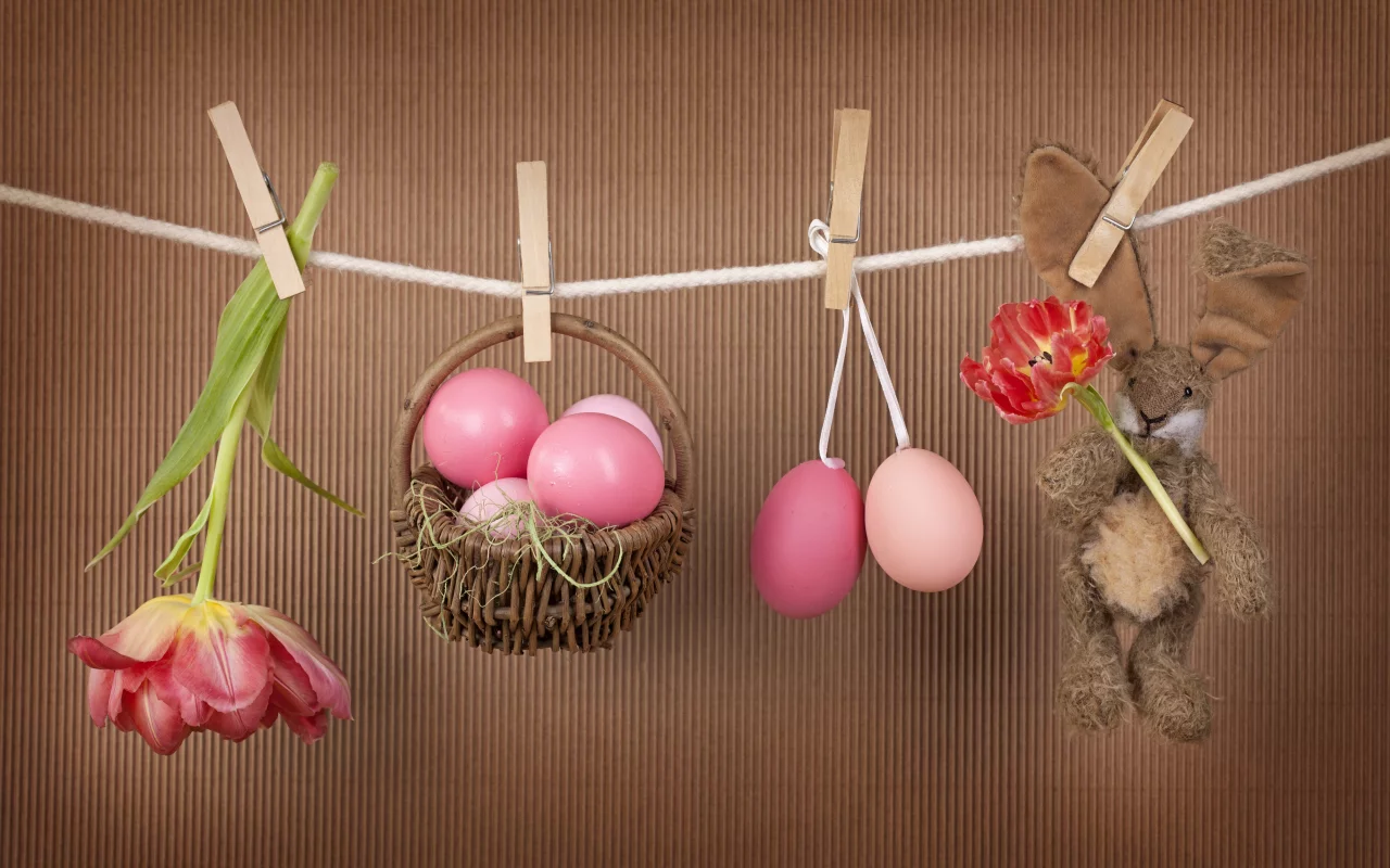 цветы, тюльпаны, easter, пасха, яйца