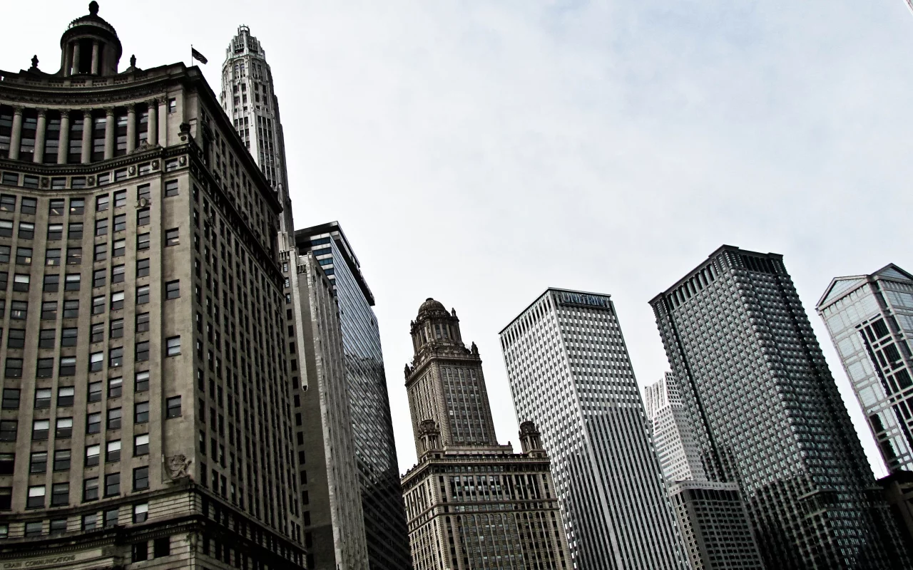 illinois, chicago, usa, чикаго, сша, здания, америка, center