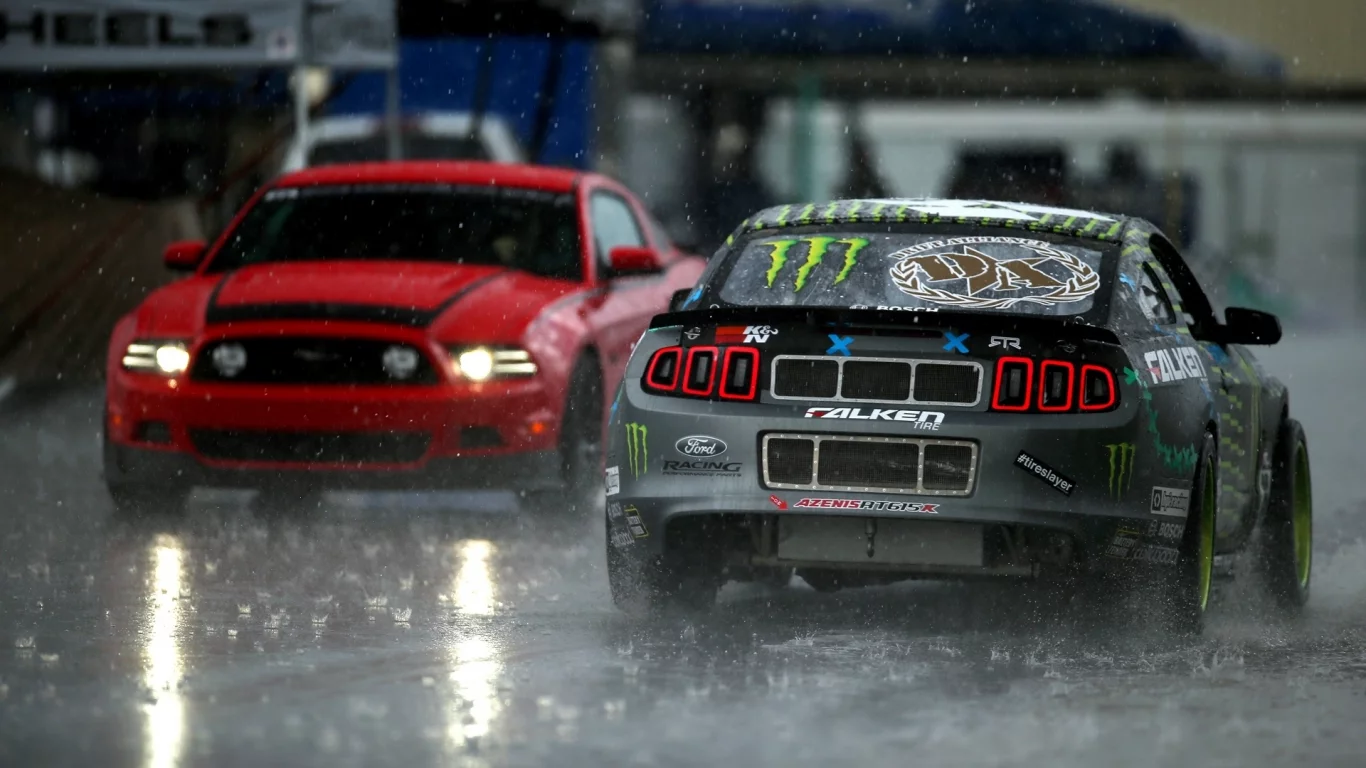 mustang, мустанг, ford, rtr, team, ртр, rain, tuning, lightsфорд, monster energy