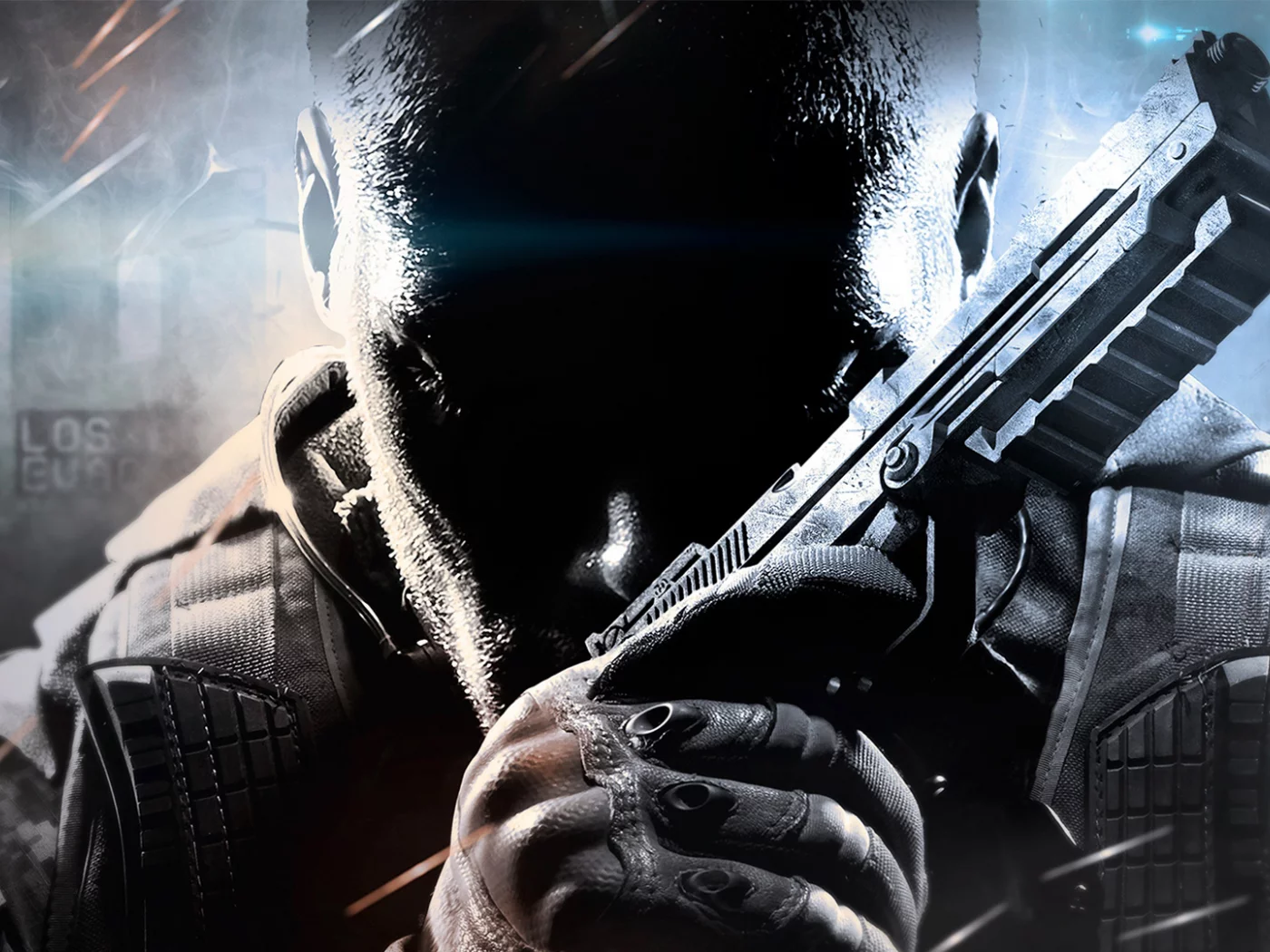 оружие, call of duty black ops 2, пистолет, будущее, солдат
