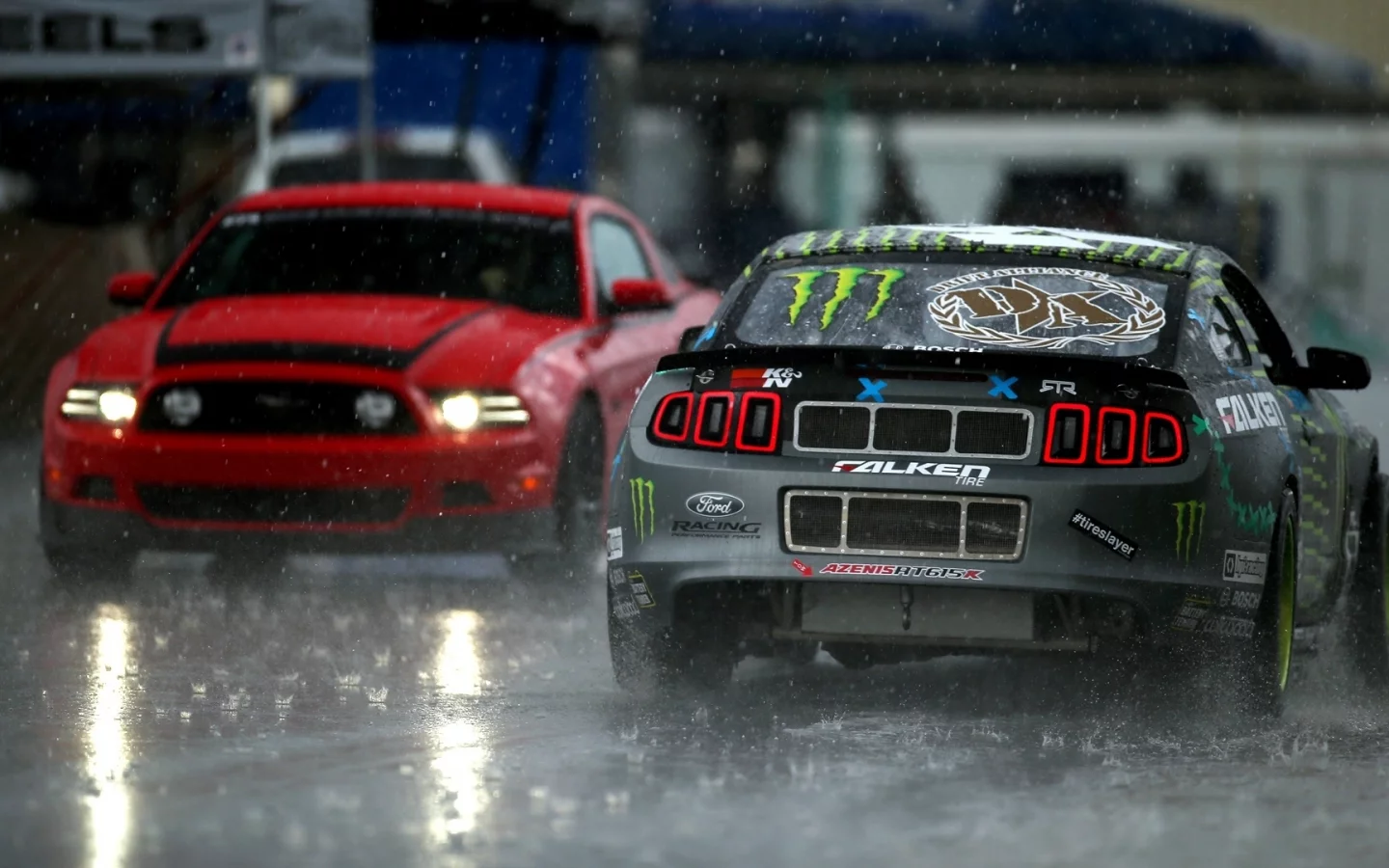 mustang, мустанг, ford, rtr, team, ртр, rain, tuning, lightsфорд, monster energy