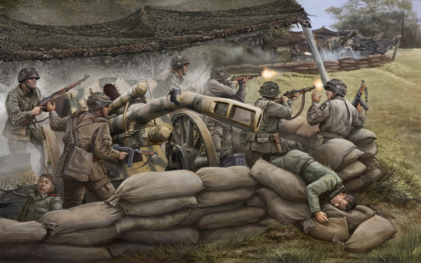 division, арт, 101-я, 101st, десантная, воздушно, airborne, солдаты