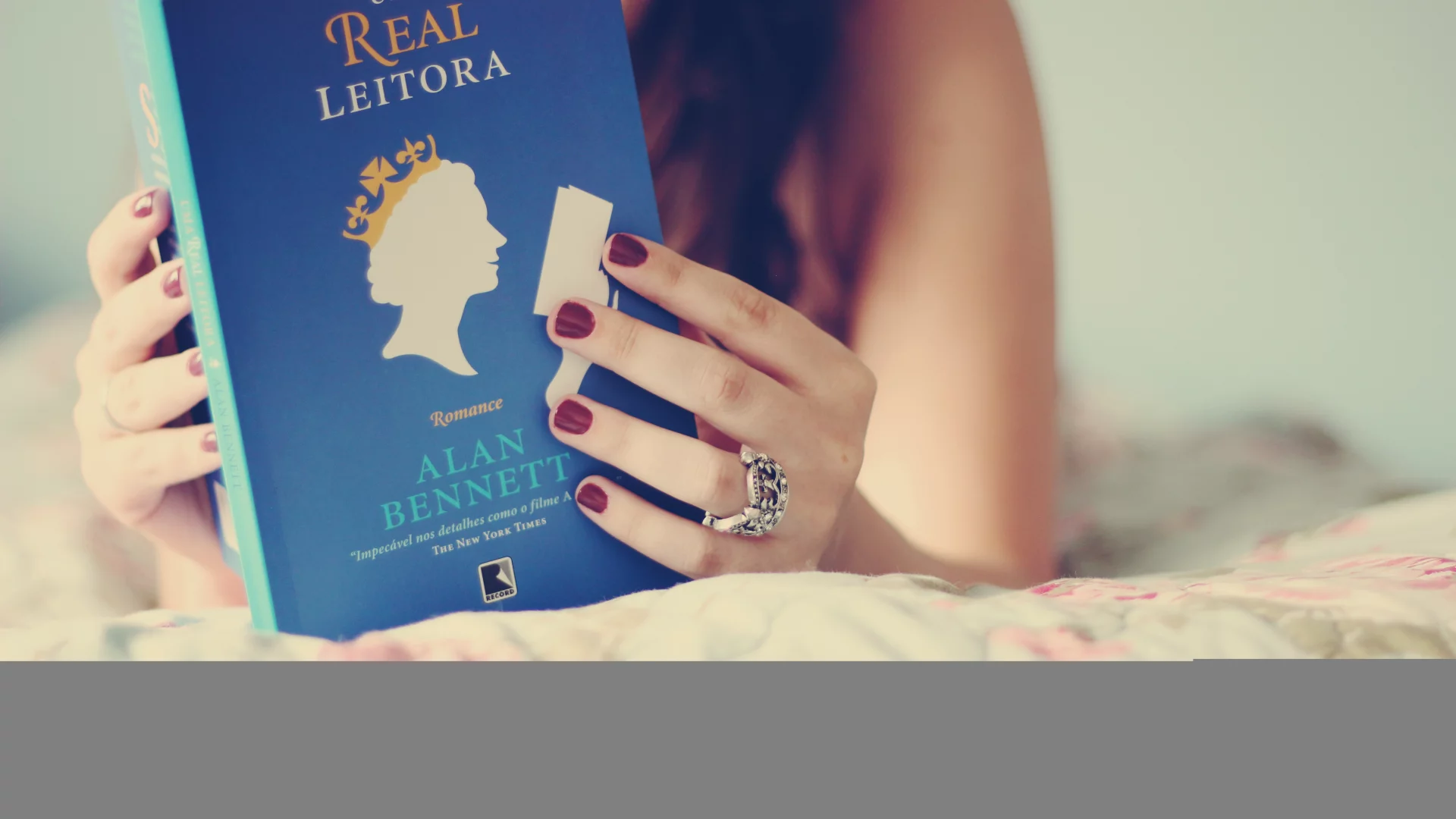 брюнетка, девушка, книжка, голубой, книга, настроения