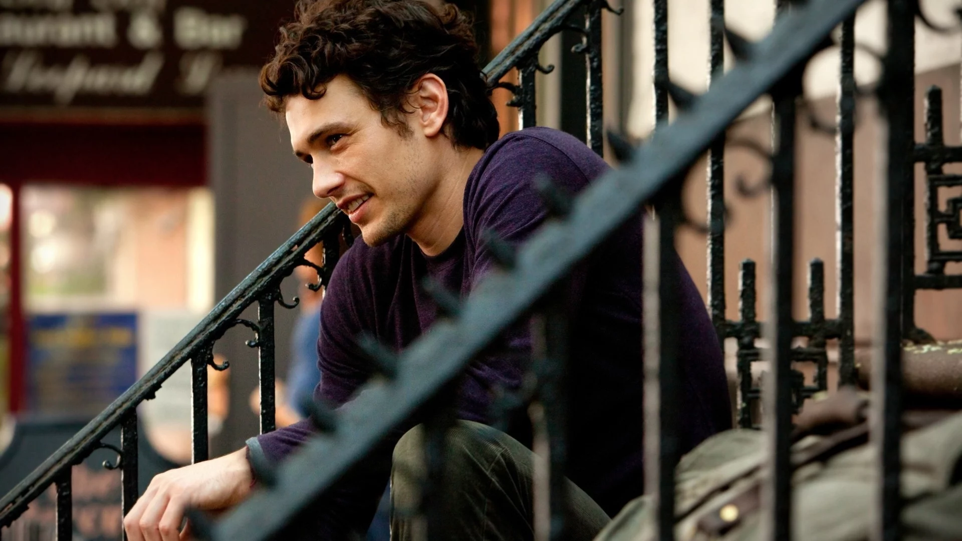крыльцо, джеймс франко, актер, wallpaper, улыбка, james franco