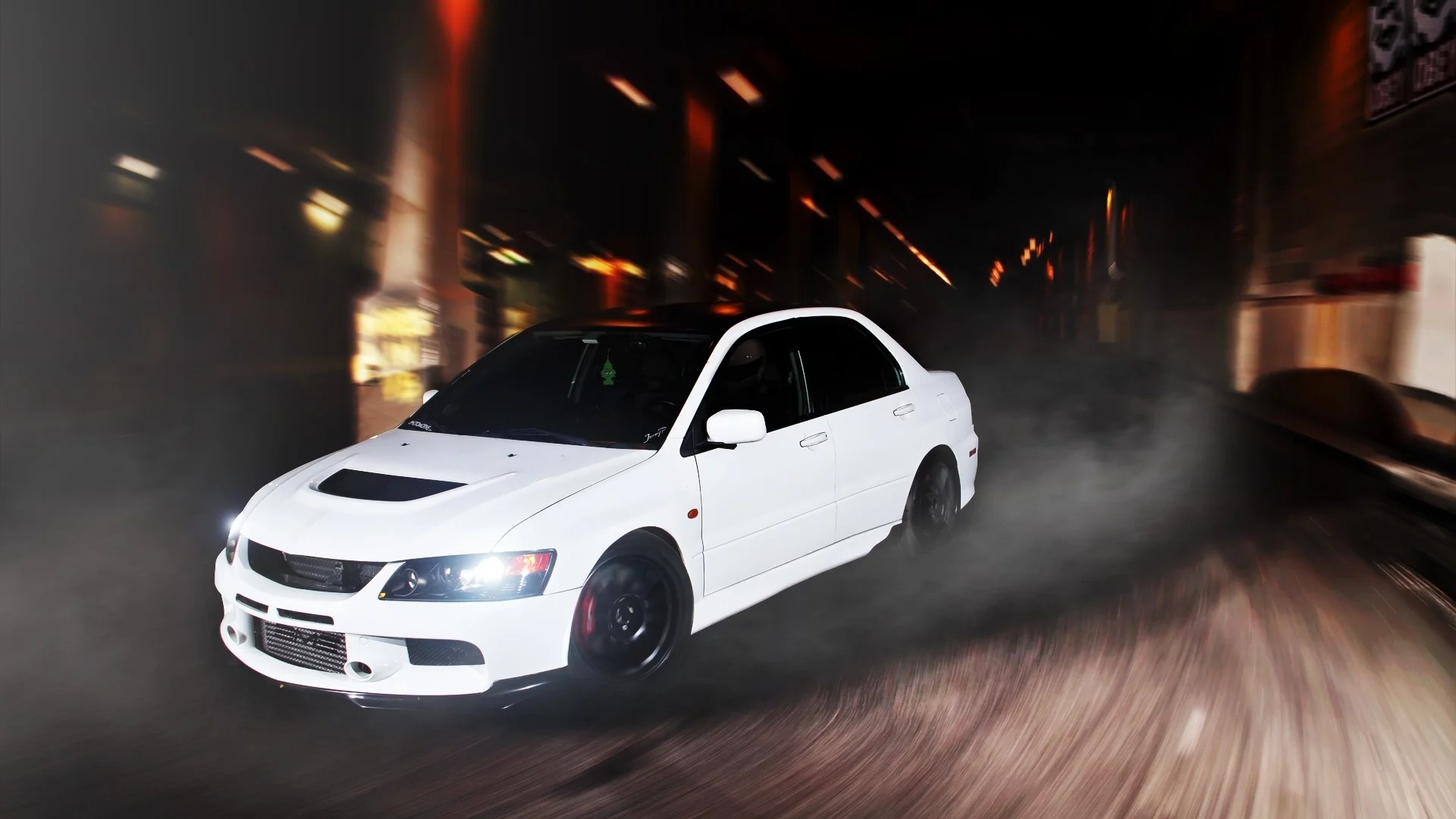 mitsubishi, evolution, front, эволюшн, lancer, 9, митсубиси, белый, white