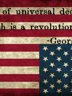 usa, upside down, flag, george orwell, america, stars