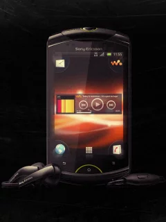 проигрыватель, with live walkman, черный фон, sony ericsson, музыка, se