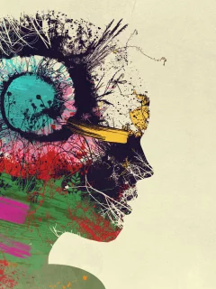 мысли, psychedelic, девушка, разум, girl