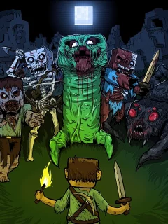 крипер, minecraft, зомби, zombie, creeper, майнкрафт