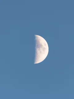 луна, месяц, небо, спутник