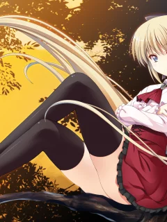 atled everlasting song , дерево, hayakawa rinta, game cg , сидя, девушка