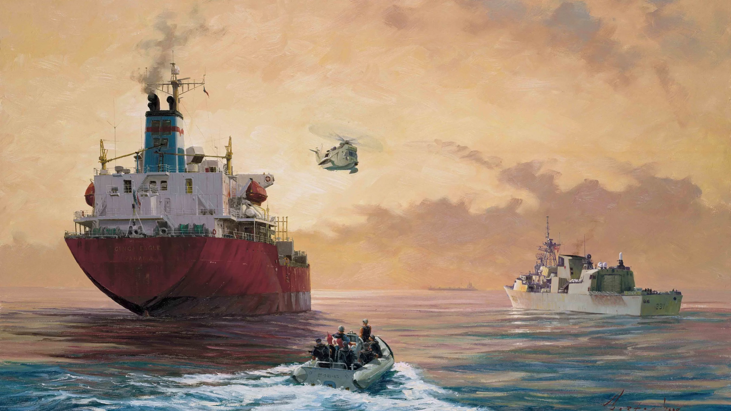 живопись, operation apollo, операция, флот, john horton, арт