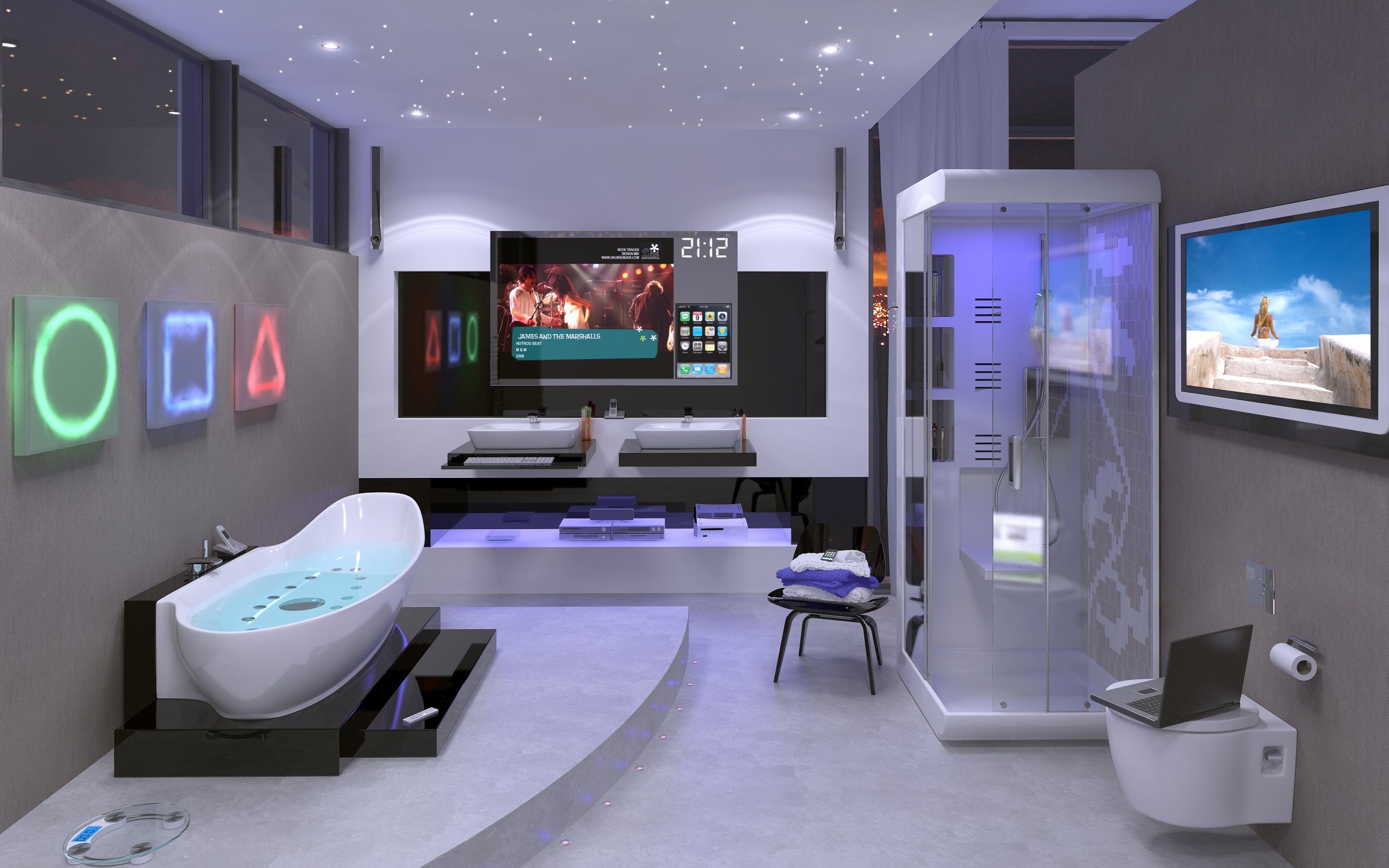 Smart future. Комната в стиле будущего. Ванная комната будущего. Комната в стиле Хай тек. Ванна в стиле будущего.
