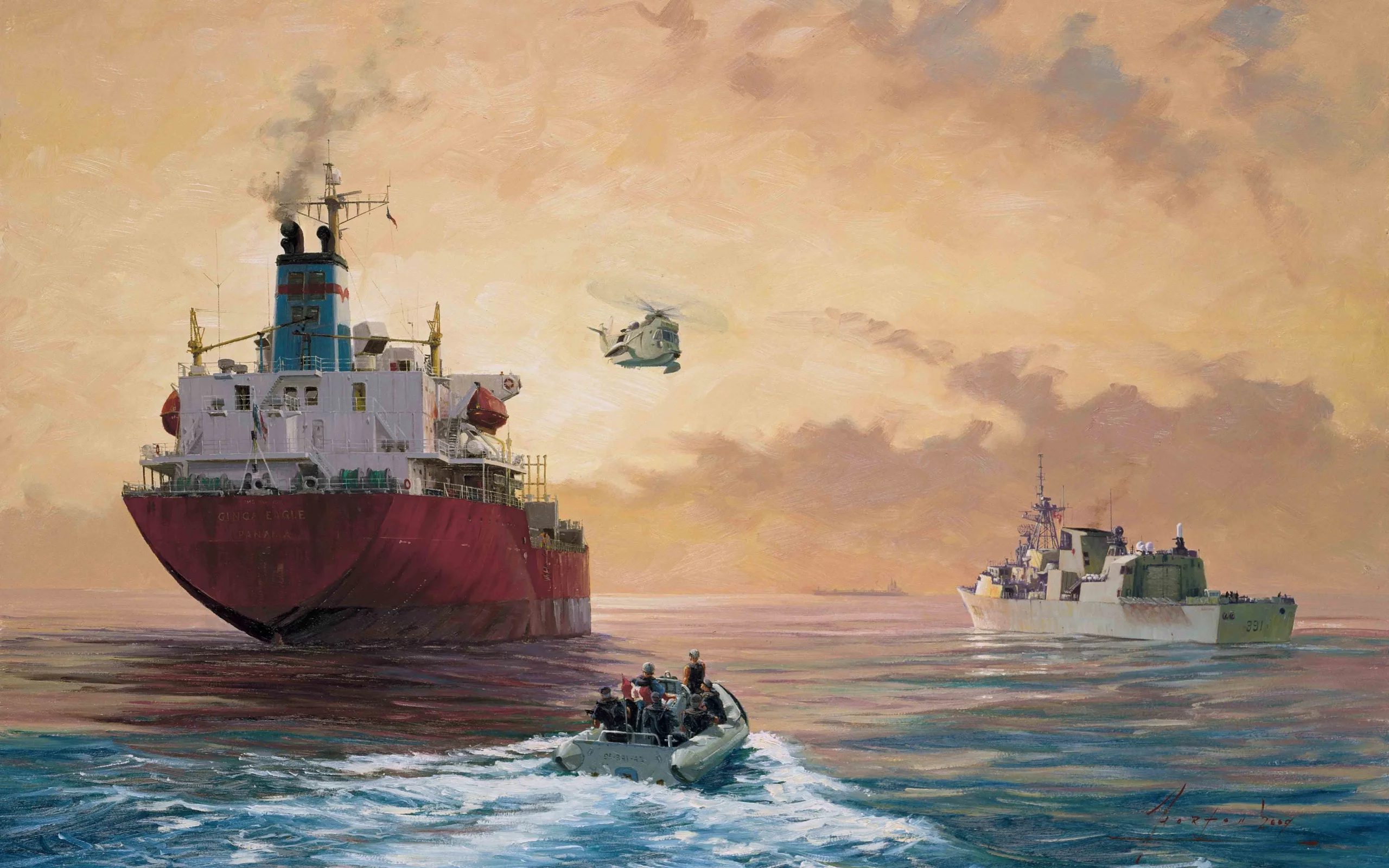 живопись, operation apollo, операция, флот, john horton, арт