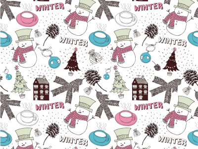 новый год, шар, зима, дом, снеговик, рождество, мешок