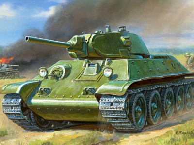 советский, т-3476, обр.1940, рисунок, средний танк, жирнов