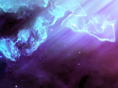 blue, nebula, purple, pink, universe, space, rays, colorful, background, stars