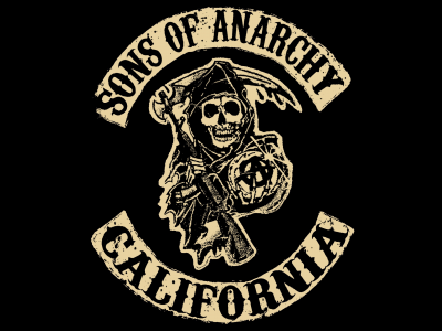 сыны анархии, логотип, сериал, sons of anarchy, дети анархии