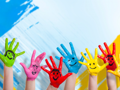 children, дети, drawing, happiness, mode, colour wall, smiles, kids, дети, руки, hands