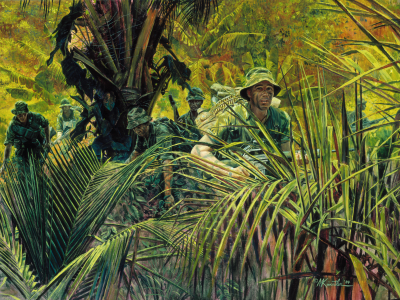 экипировка, рисунок, оружие, солдаты, вьетнам, джунгли