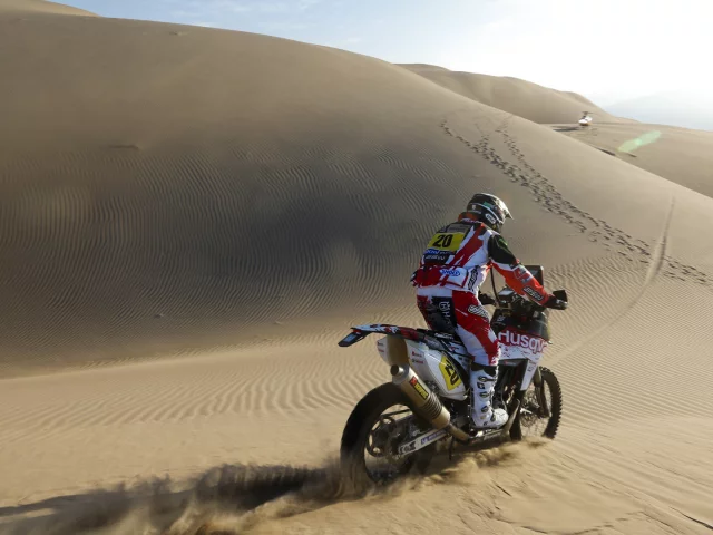 мотоцикл, дакар, гонщик, dakar, песок, солнце, дюны, 20
