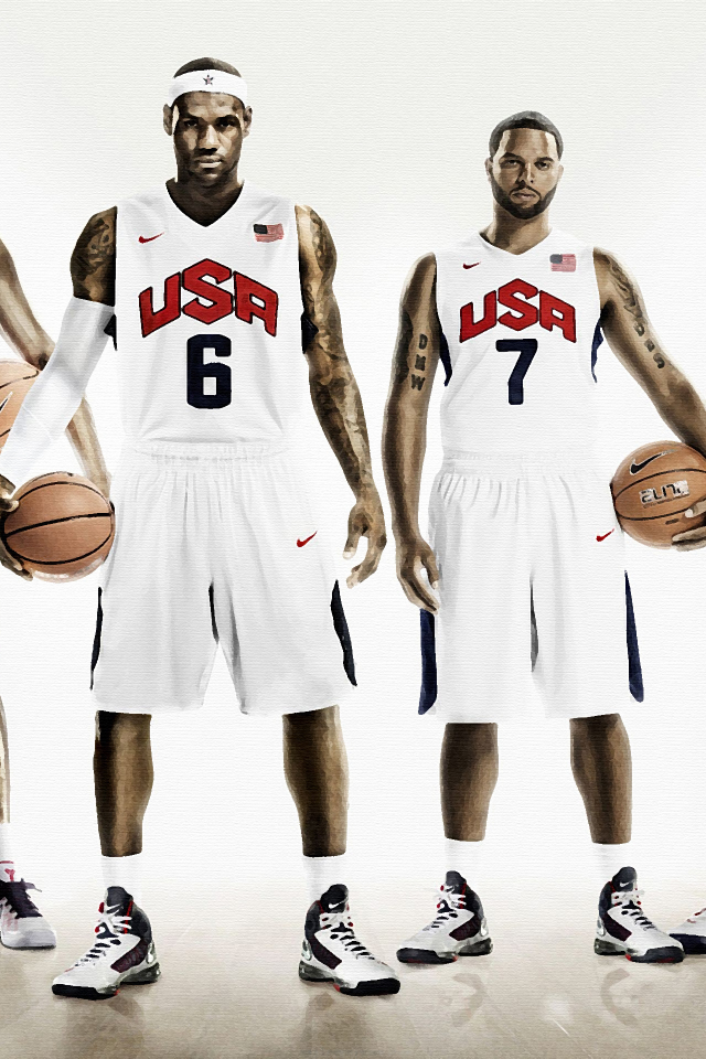 deron williams, kobe bryant, kevin durant, usa, nike, lebron james, баскетбол