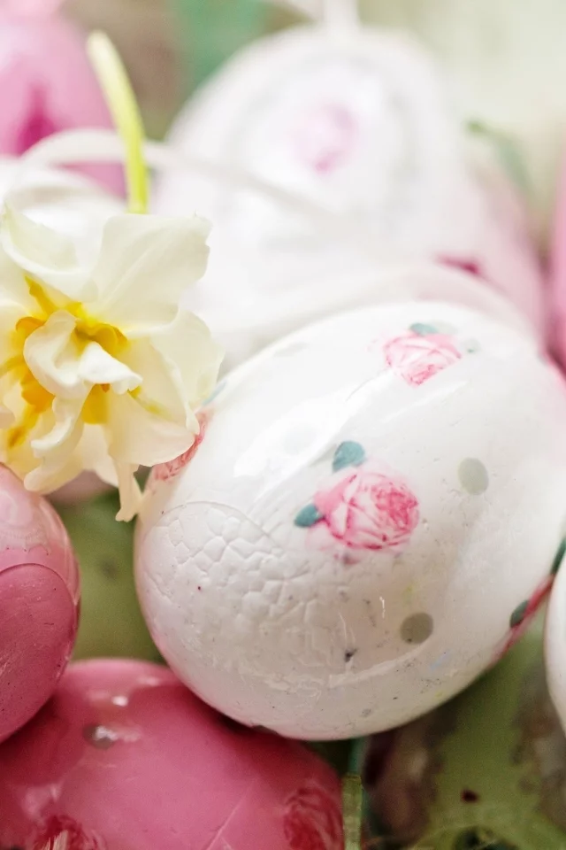 розовые, праздник, easter, пасха, пасхальные, весна, яйца