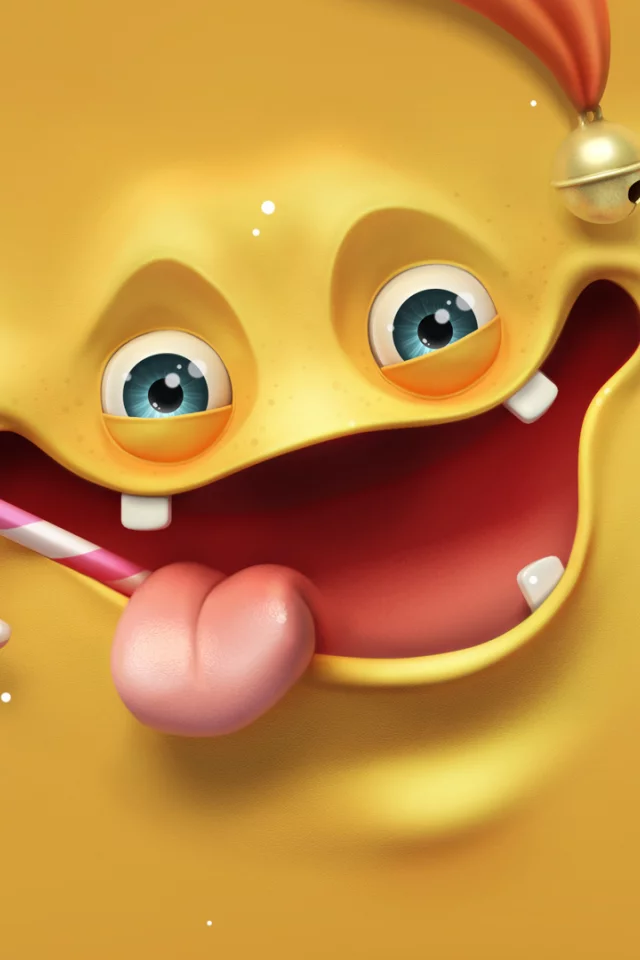 леденец, рендер, язык, smile, весёлое, лицо, melaamory