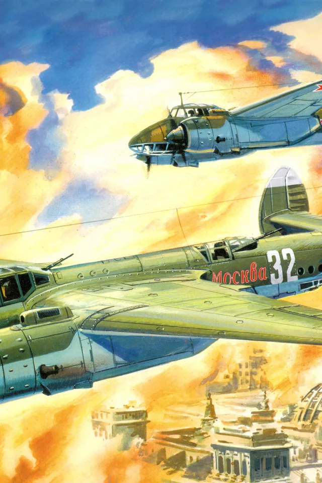 также, известный, ту-2с, и, самолет, ант-58, арт, как