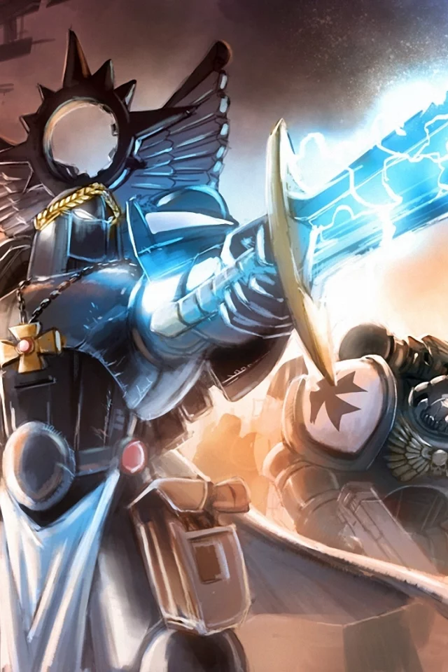 warhammer 40k, меч, арт, автомат, оружие, loyvet pierre, войны