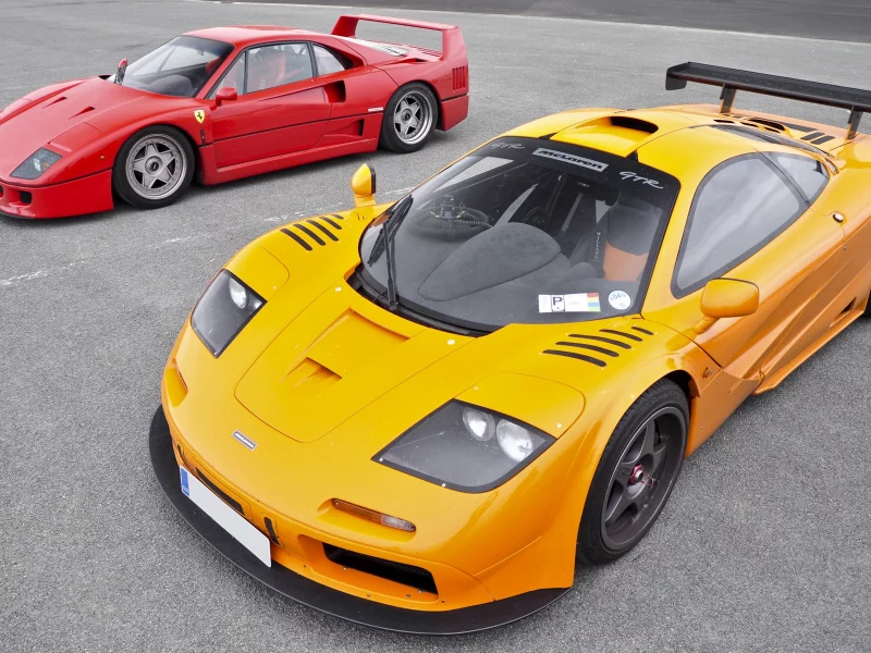 f40, ф1, mclaren, gtr, red, гтр, макларен, ferrari, f1, supercars, феррари, ф40
