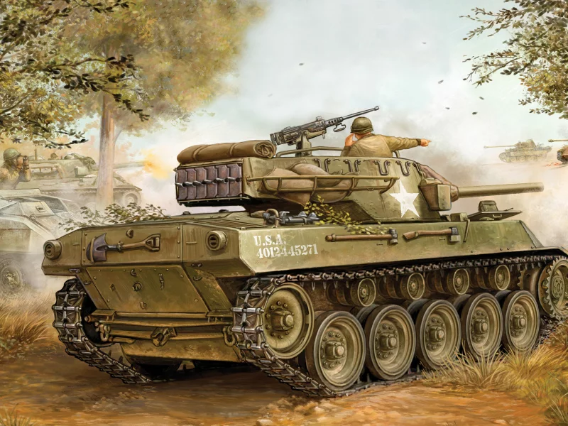 хеллкет, сау, танк, m18, hellcat, арт, m18, 76-мм, самоходная