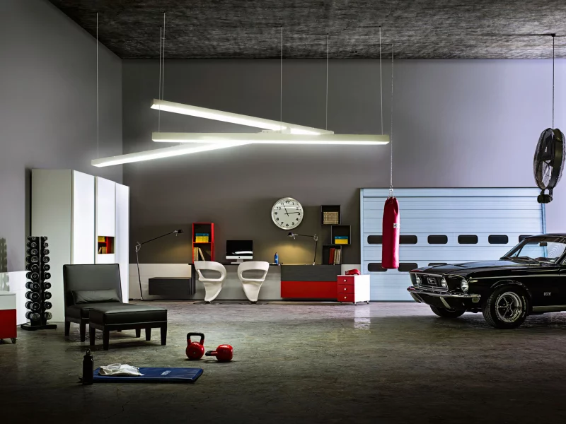 машина, дизайн, интерьер, спорт, гараж, ford mustang