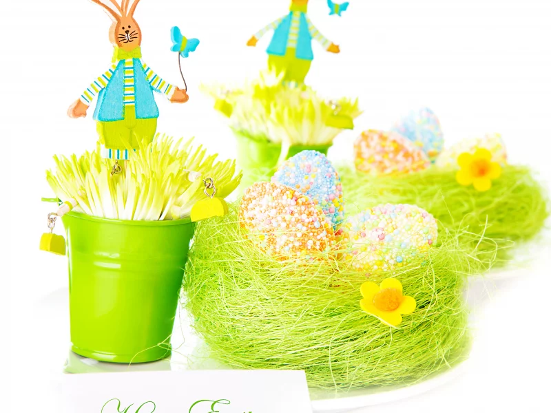 цветы, easter, яйца, пасха