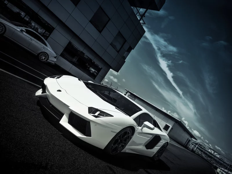 white, ламборгини, lamborghini, белый, aventador, lp700-4, авентадор