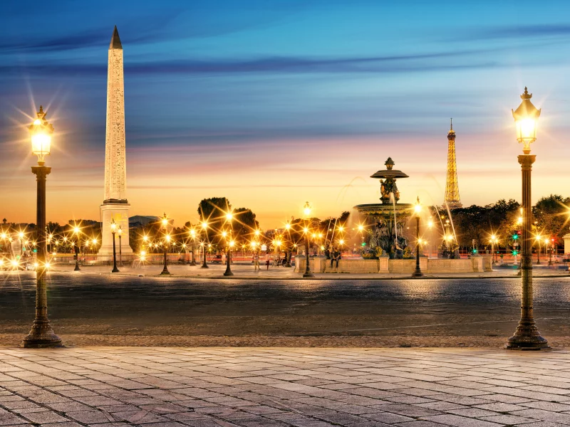 place de la concorde, france, ob__lisque de louxor, la tour eiffel, paris