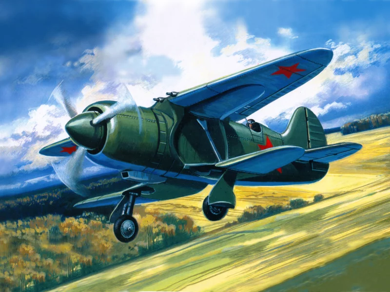 ис-2, взлёт, рисунок, небо, (истребитель складной 2)