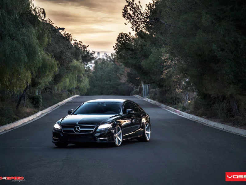 tuning, benz, amg, black, auto, vossen, cls, 63, mecedes, c219, wallpapers