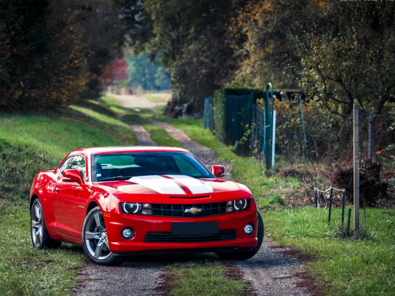 мускул кар, red, камаро, muscle car, chevrolet camaro, красный, шевроле