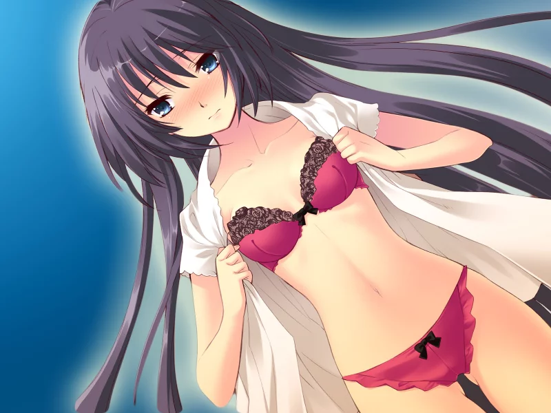 girl, белье, linen, трусики, аниме, эротика, девушка, anime