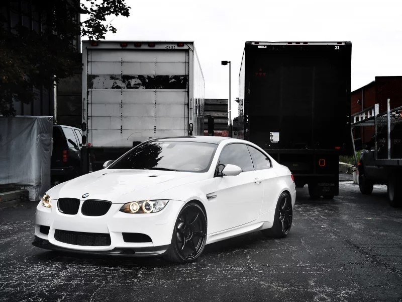 m3, bmw, e92, грузовики, бмв, белый, white