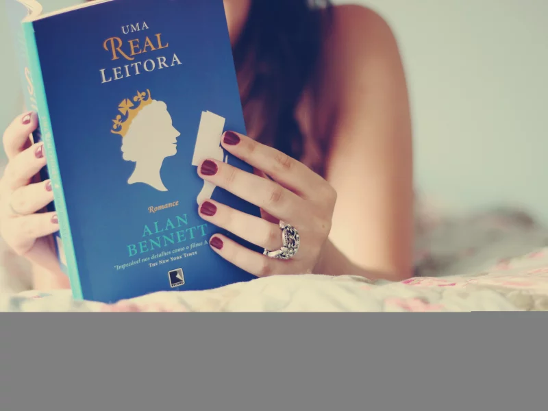 брюнетка, девушка, книжка, голубой, книга, настроения