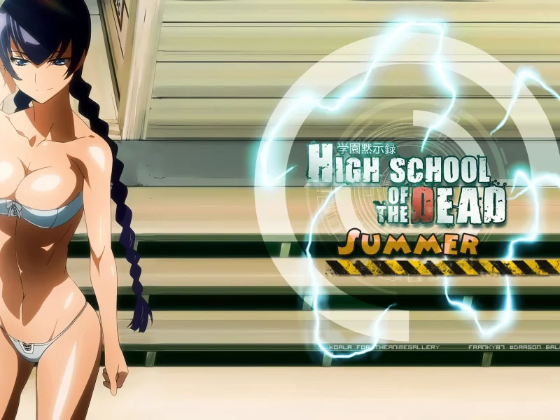 школа мертвецов, high school of the dead, bushijima saeko